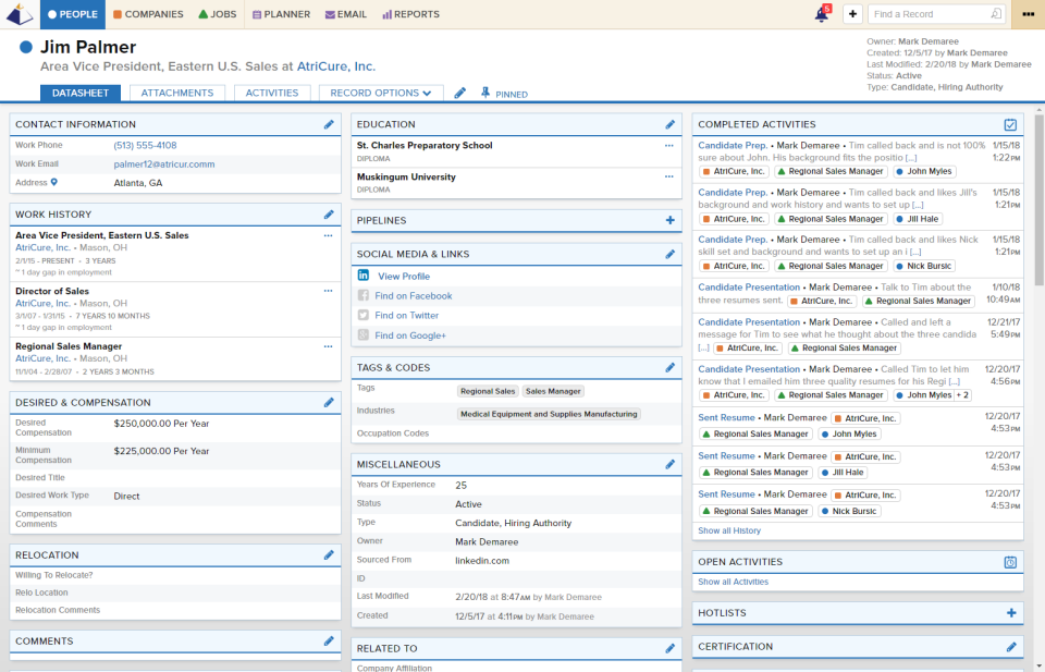screenshot of Top Echelon